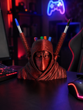 Portapenne Ninja Contemporaneo – Organizer da Scrivania Moderno Stile Gaming & Fantasy