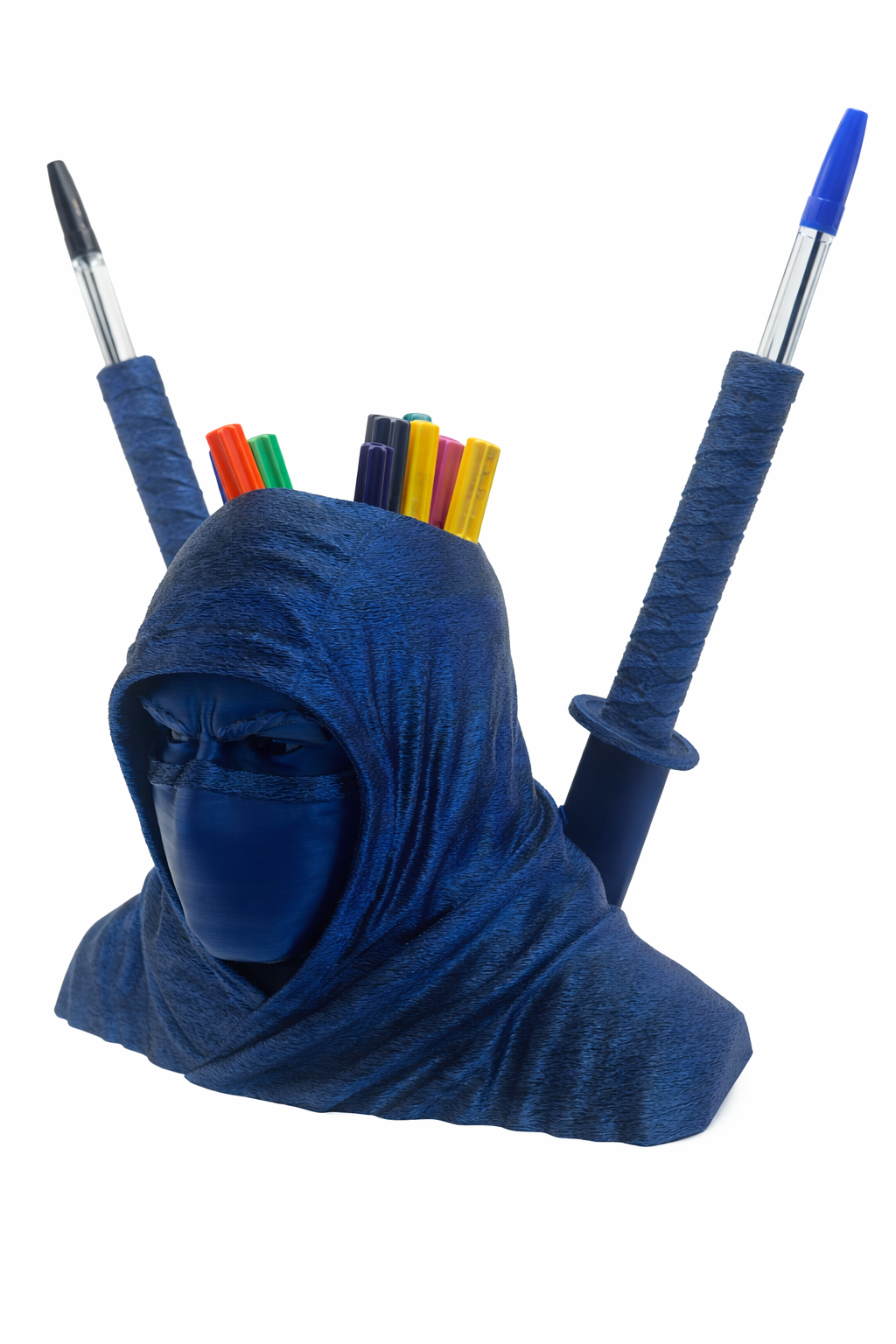 Portapenne Ninja Contemporaneo – Organizer da Scrivania Moderno Stile Gaming & Fantasy