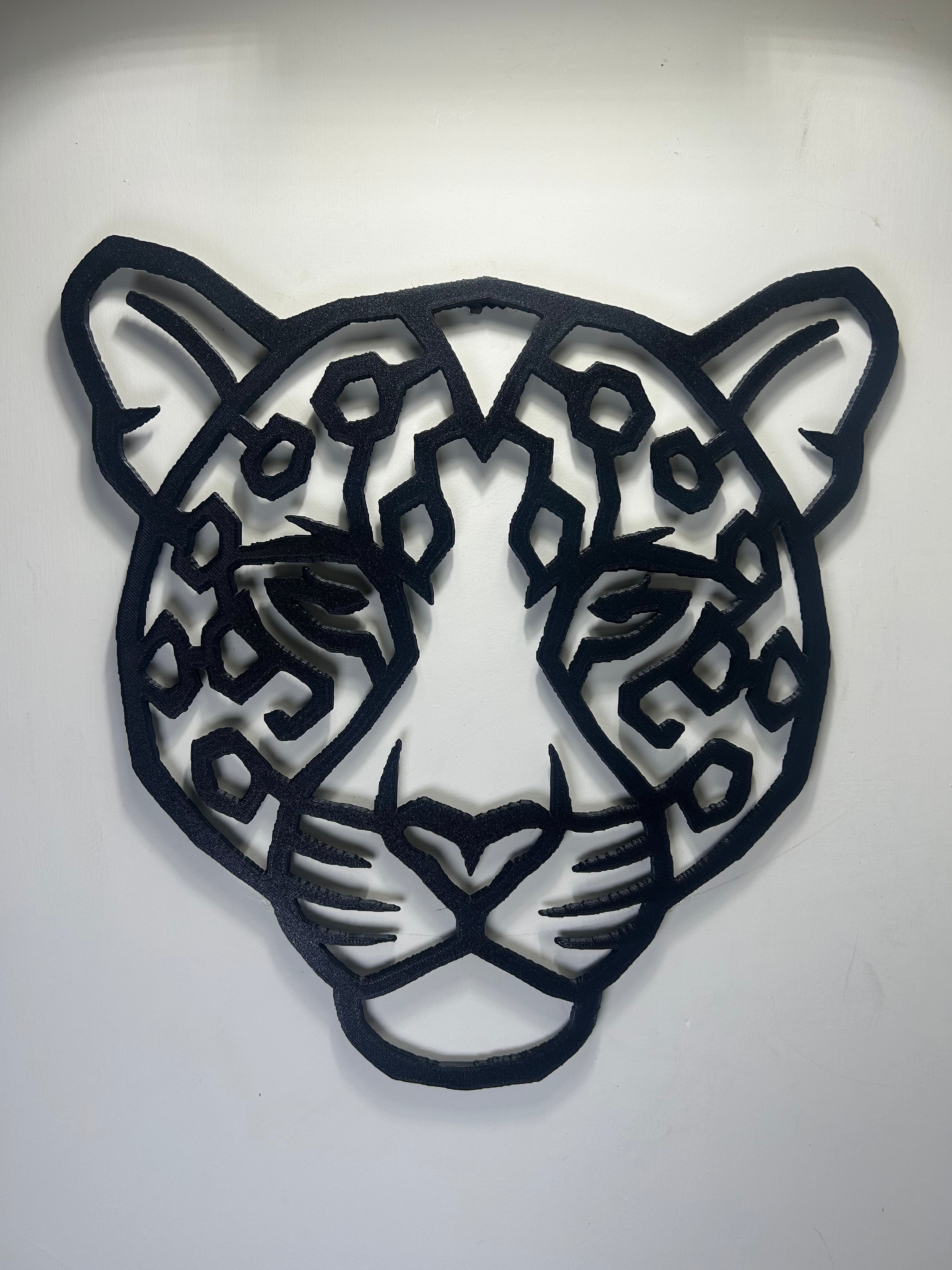 Scultura 3D Giaguaro