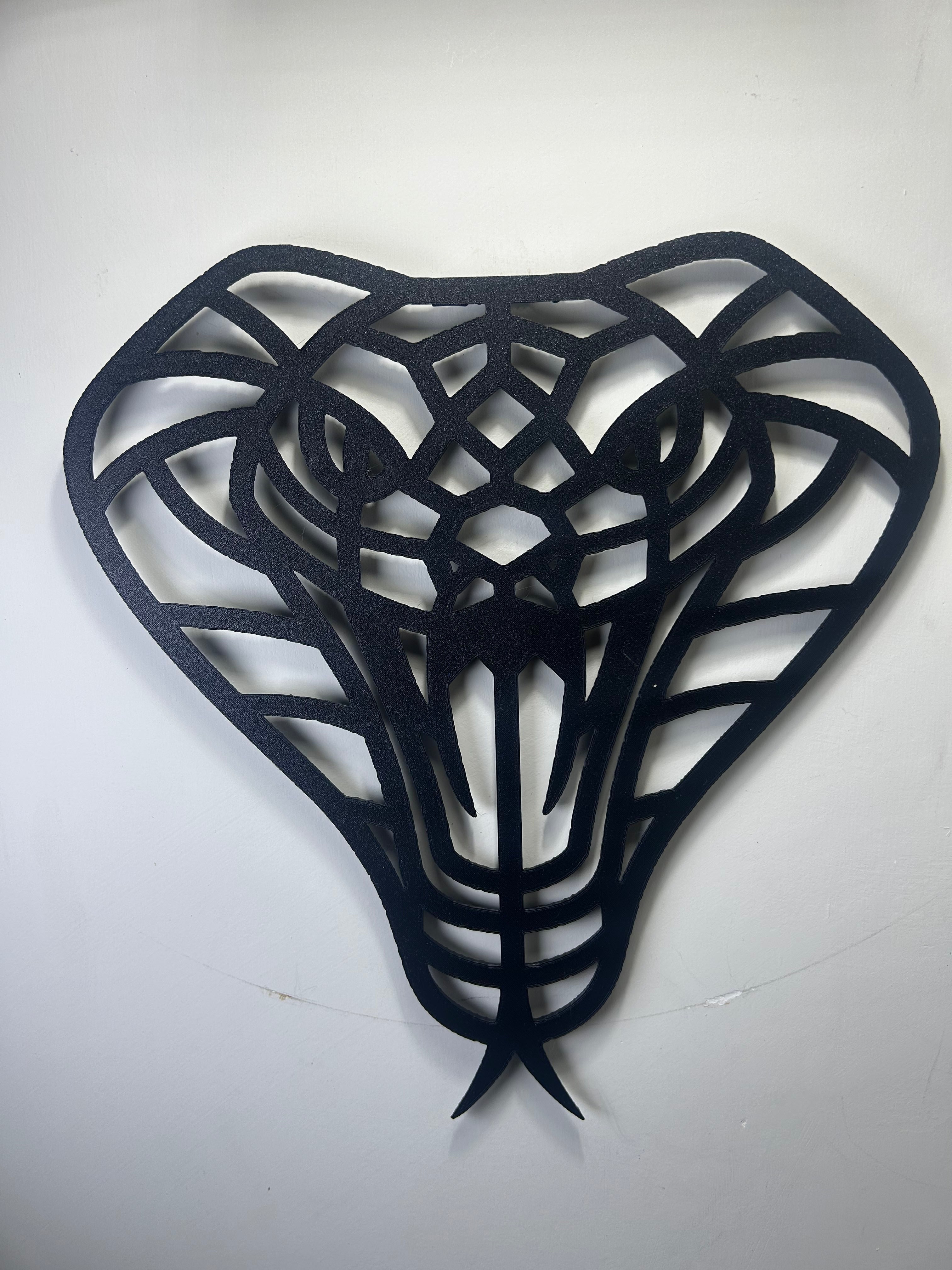 Scultura Serpente 3D